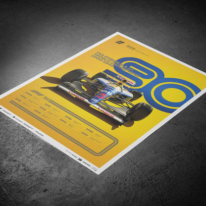 Nigel Mansell, Official Williams, Formula One, 70cm x 50cm Automobilist Poster
