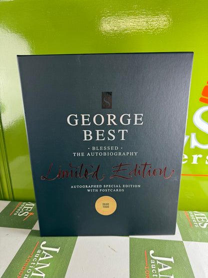 George Best Guaranteed Hand Signed Limited Edition 'Blessed’ Book, 640/1000, & COA