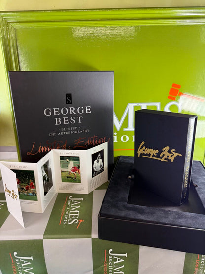 George Best Guaranteed Hand Signed Limited Edition 'Blessed’ Book, 640/1000, & COA