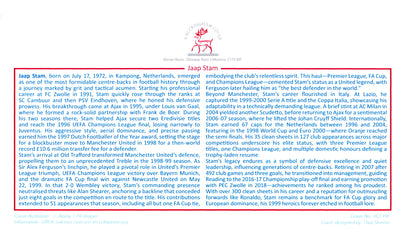 Jaap Stam, Manchester United Legend, Hand Signed Framed First Day Cover & COA