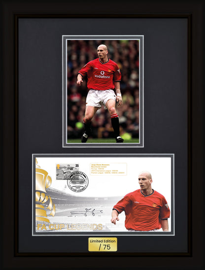 Jaap Stam, Manchester United Legend, Hand Signed Framed First Day Cover & COA