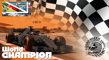 Lando Norris, F1 World Champion, Limited Edition First Day Cover (FDC)