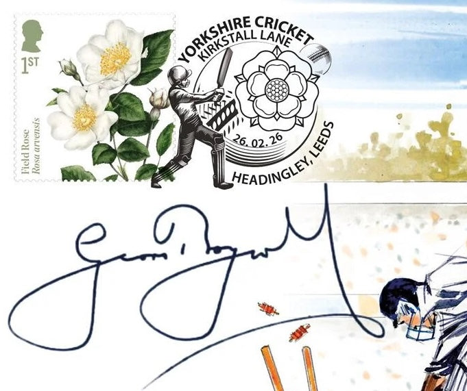 Sir Geoff Boycott Cricketing Legend Hand Signed FDC, First Day Cover & COA