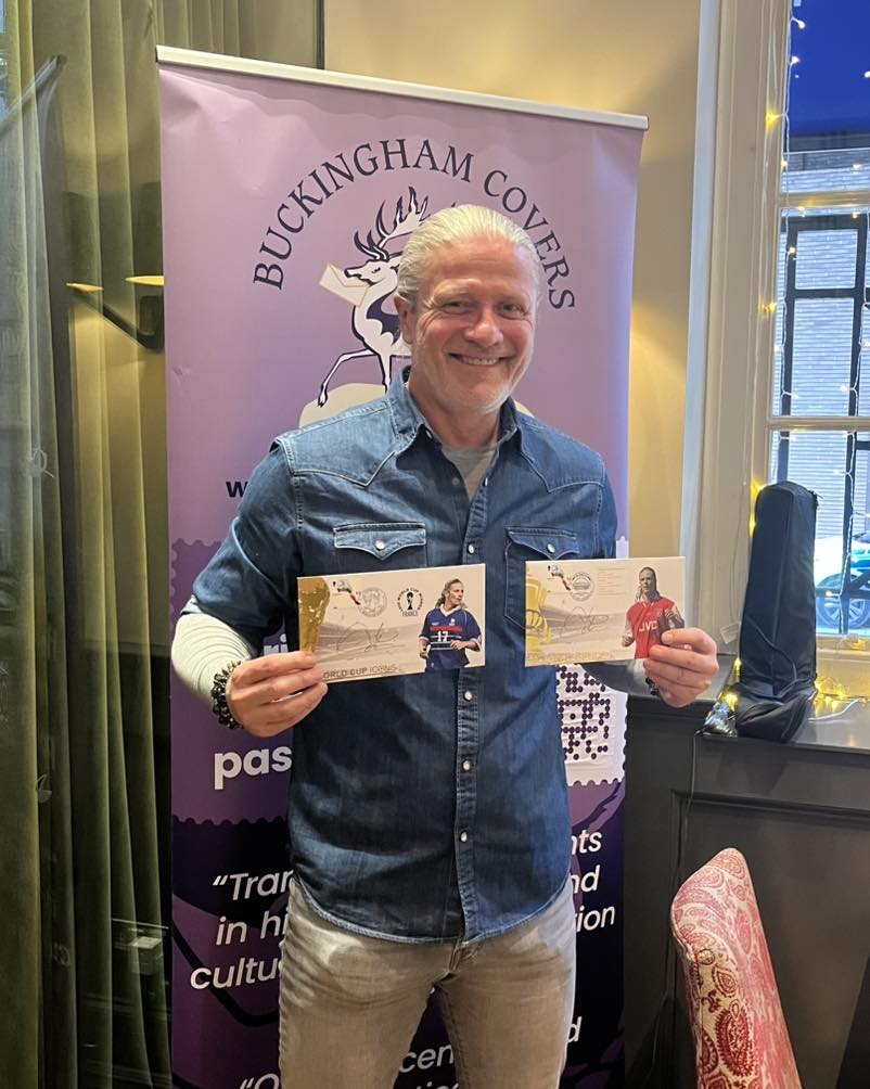 Emmanuel Petit, Arsenal, France Legend, Hand Signed First Day Cover & COA