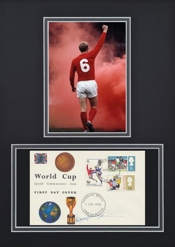 Bobby Moore, England 1966 Legend, Guaranteed Hand Signed First Day Cover Presentation & COA