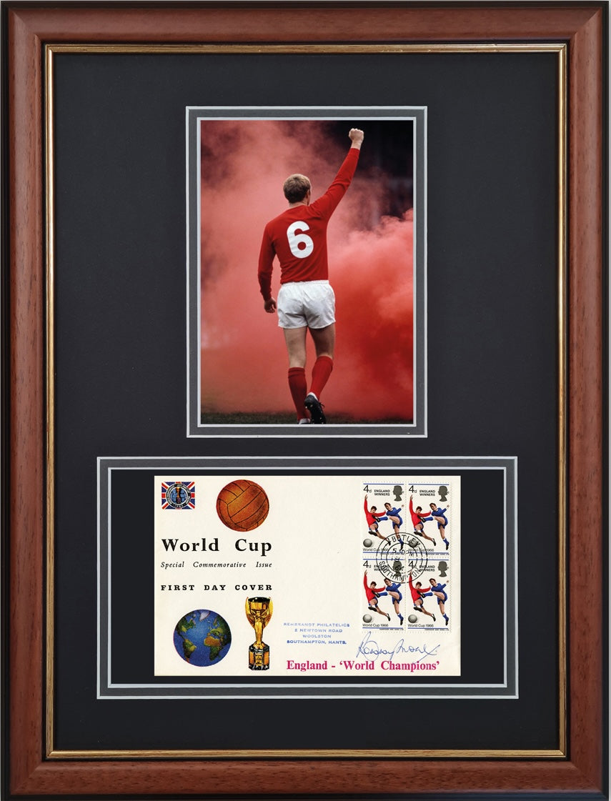 Bobby Moore, England 1966 Legend, Guaranteed Hand Signed First Day Cover Presentation & COA