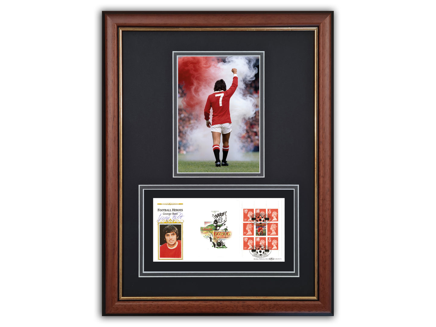 George Best, Manchester United Legend, Stunning Hand Signed FDC Presentation & COA