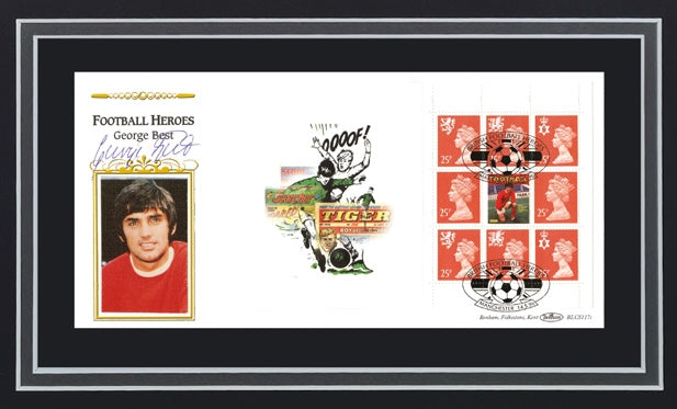 George Best, Manchester United Legend, Stunning Hand Signed FDC Presentation & COA