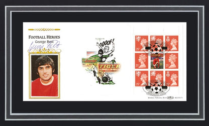 George Best, Manchester United Legend, Stunning Hand Signed FDC Presentation & COA