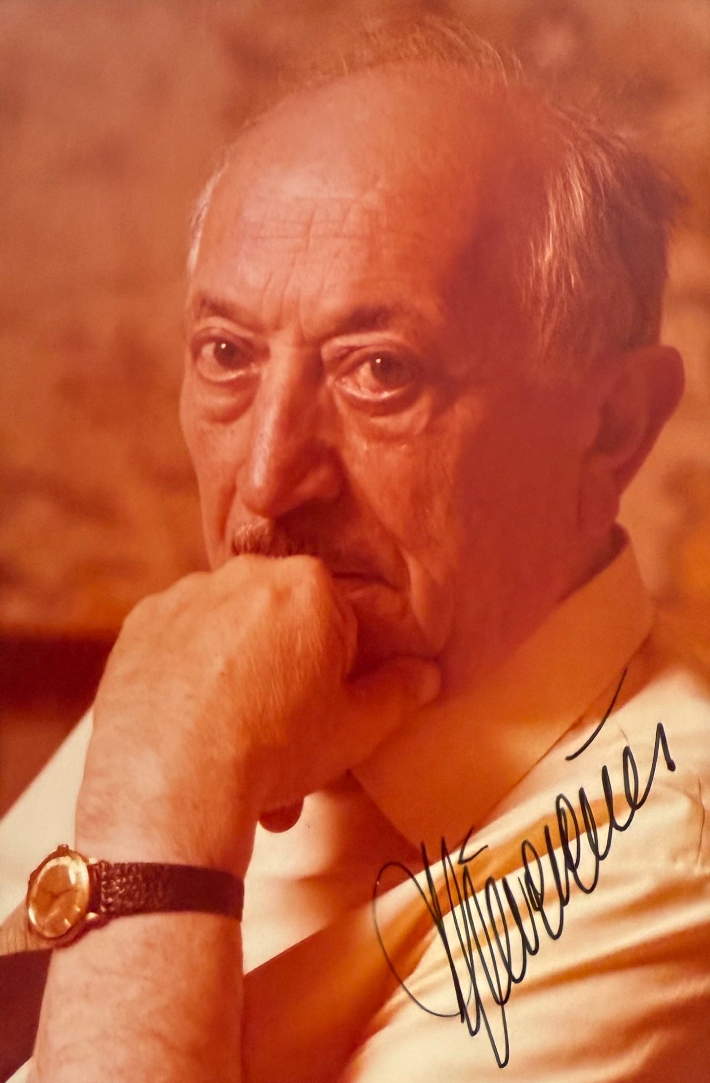 Simon Wiesenthal, Holocaust Survivor, WW2 Nazi Hunter, Hand Signed Photo & COA