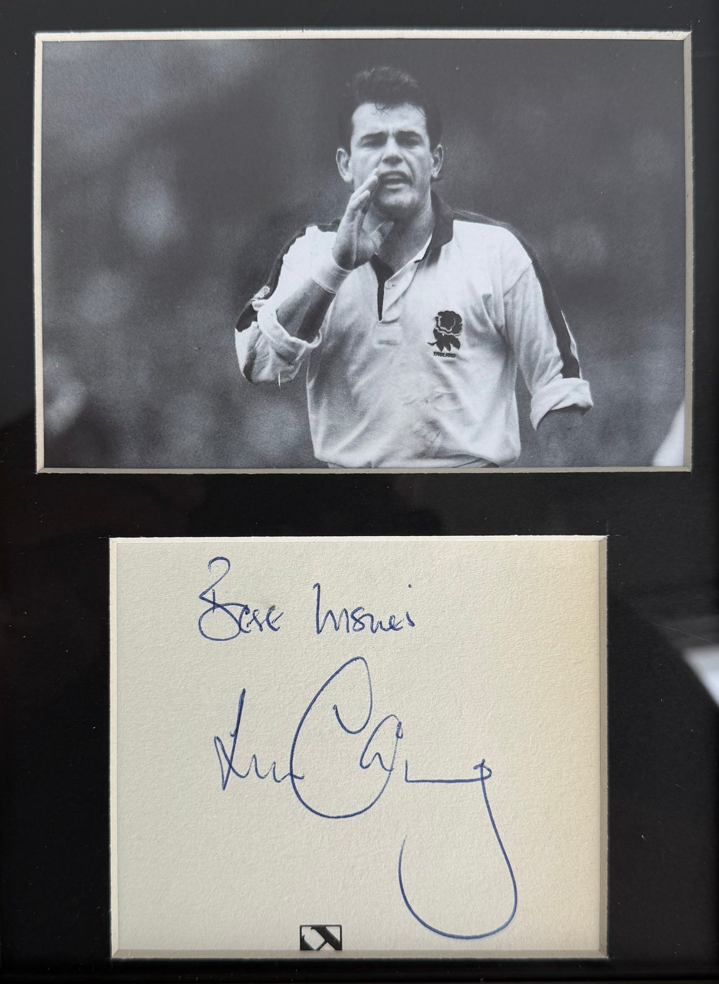 Will Carling, England Rugby Union Legend, Guaranteed Hand Signed Card Presentation & COA