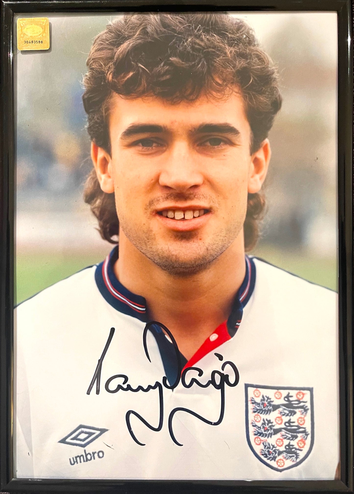 TONY DORIGO HAND SIGNED ENGLAND PHOTO WITH COA