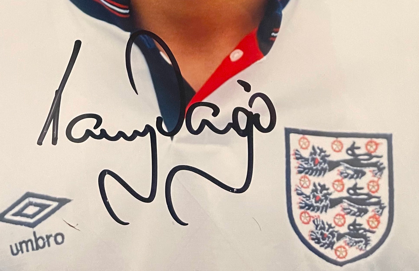 TONY DORIGO HAND SIGNED ENGLAND PHOTO WITH COA