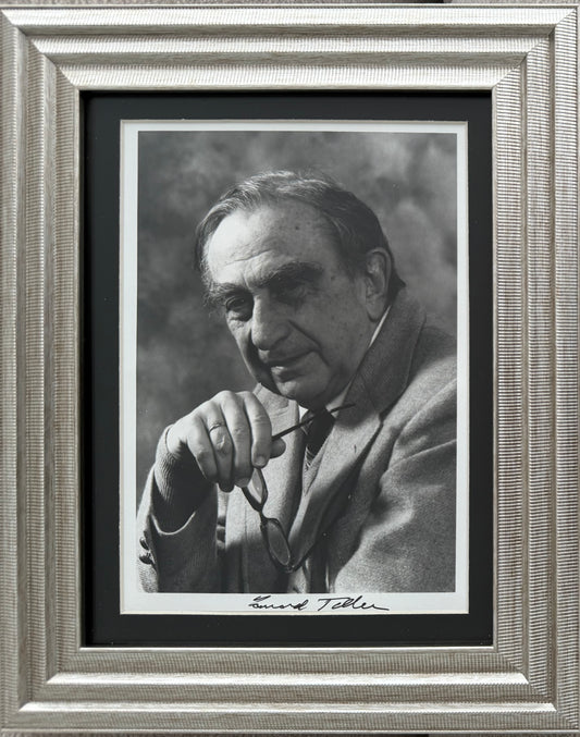 Edward Teller, Father Of The H-Bomb, Hand Signed Photo With COA