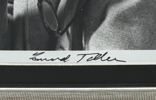 Edward Teller, Father Of The H-Bomb, Hand Signed Photo With COA