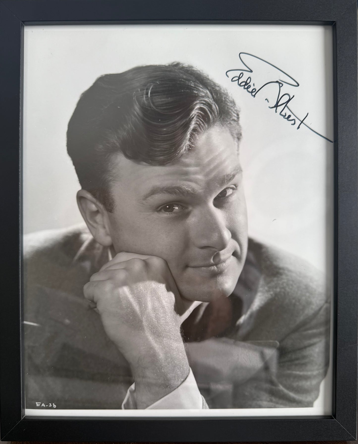 Eddie Albert, Hand Signed Framed, Mounted Original Publicity Photo With COA