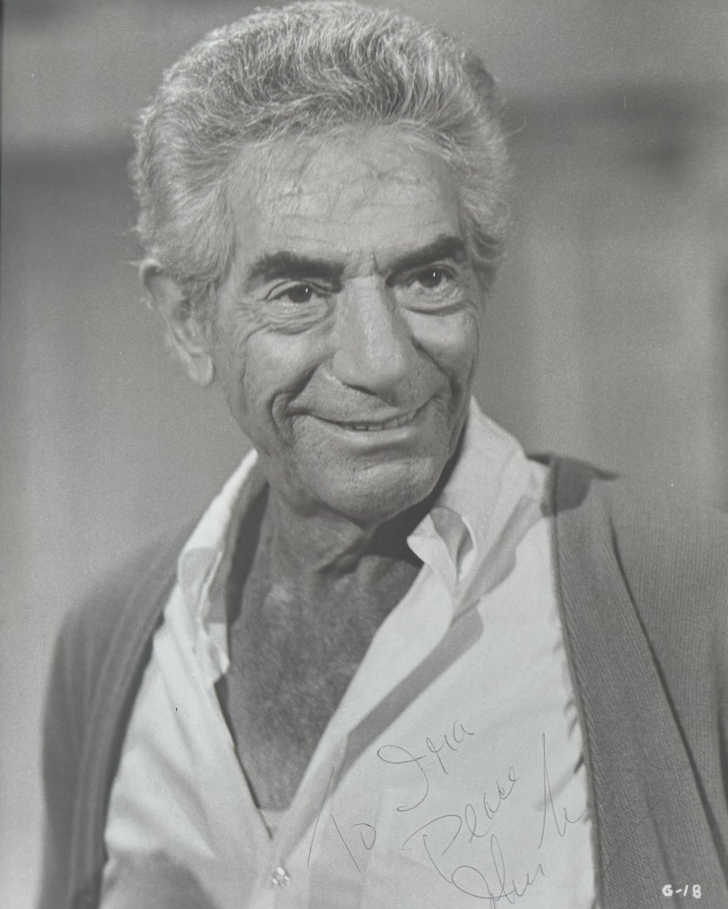 John Marley, American Actor, Hand Signed Framed, Mounted Original Publicity Photo & COA