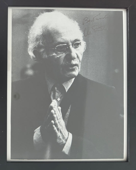 Lee Strasberg, Hyman Roth, Hand Signed Framed, Mounted Original Publicity Photo & COA