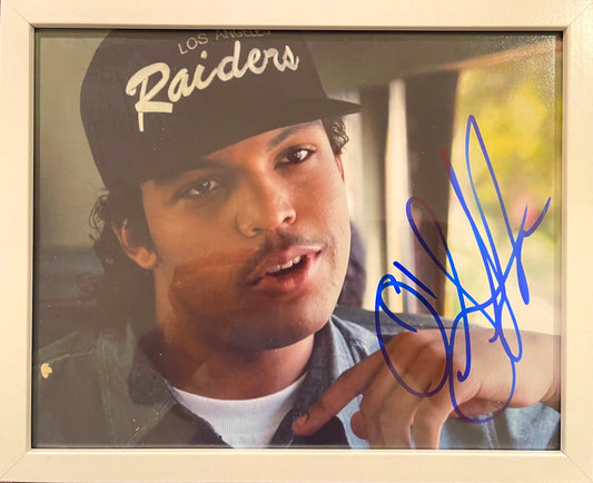 O'SHEA JACKSON STRAIGHT OUTTA COMPTON HAND SIGNED FRAMED PHOTO WITH COA