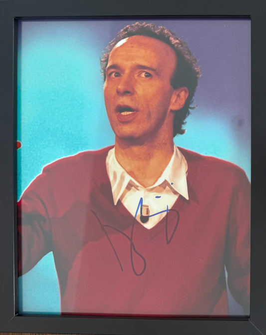 Roberto Benigni, Italian Actor, Hand Signed Framed, Mounted Original Publicity Photo & COA