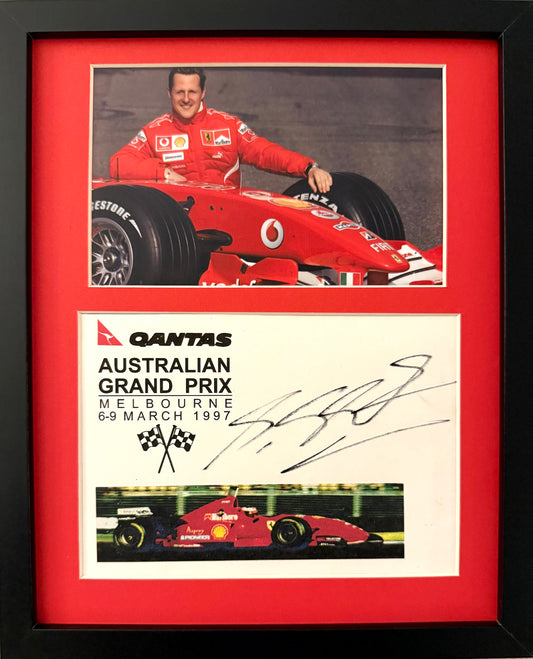 Michael Schumacher Hand Signed First Day Cover (FDC) Presentation With COA