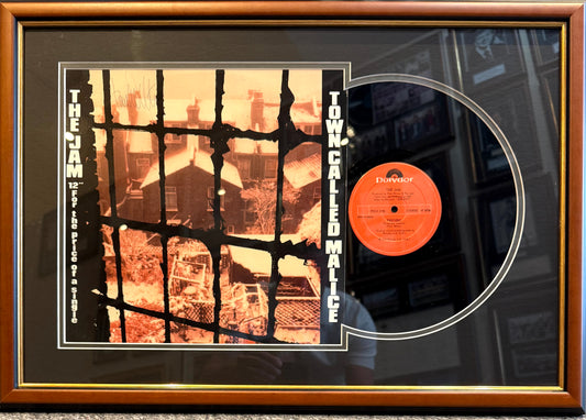 The Jam 'A Town Called Malice' Weller, Buckler, Hand Signed 12' inch Single & COA