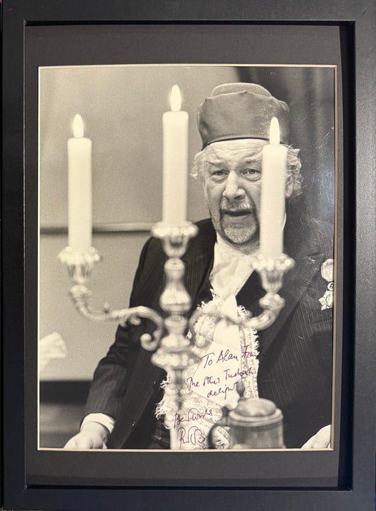 Peter Ustinov Guaranteed, Hand Signed, Photo Presentation With COA