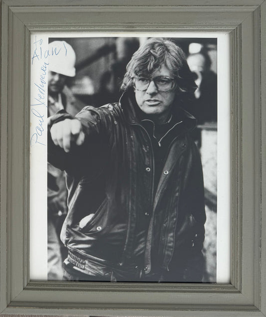 Paul Verhoeven, Director, Hand Signed Mounted Original Film Photo & COA
