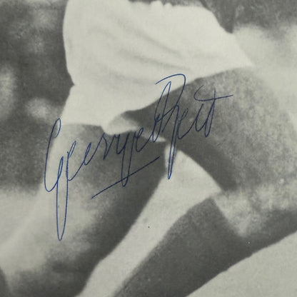 George Best, Manchester United Legend, Hand Signed Photo Presentation With COA