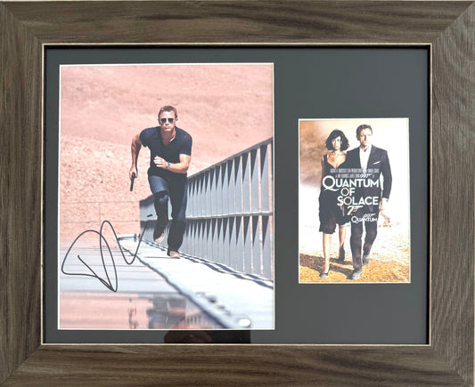 Daniel Craig, 007 James Bond, Quantum of Solace, Hand Signed Photo & AFTAL COA
