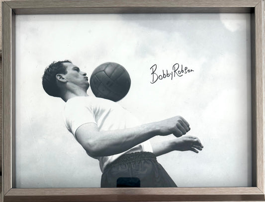Bobby Robson, Football Legend, Hand Signed Framed Photo & AFTAL Member COA