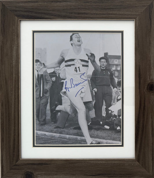 Sir Roger Bannister, Iconic Athlete, Hand Signed Framed Photo Presentation & COA