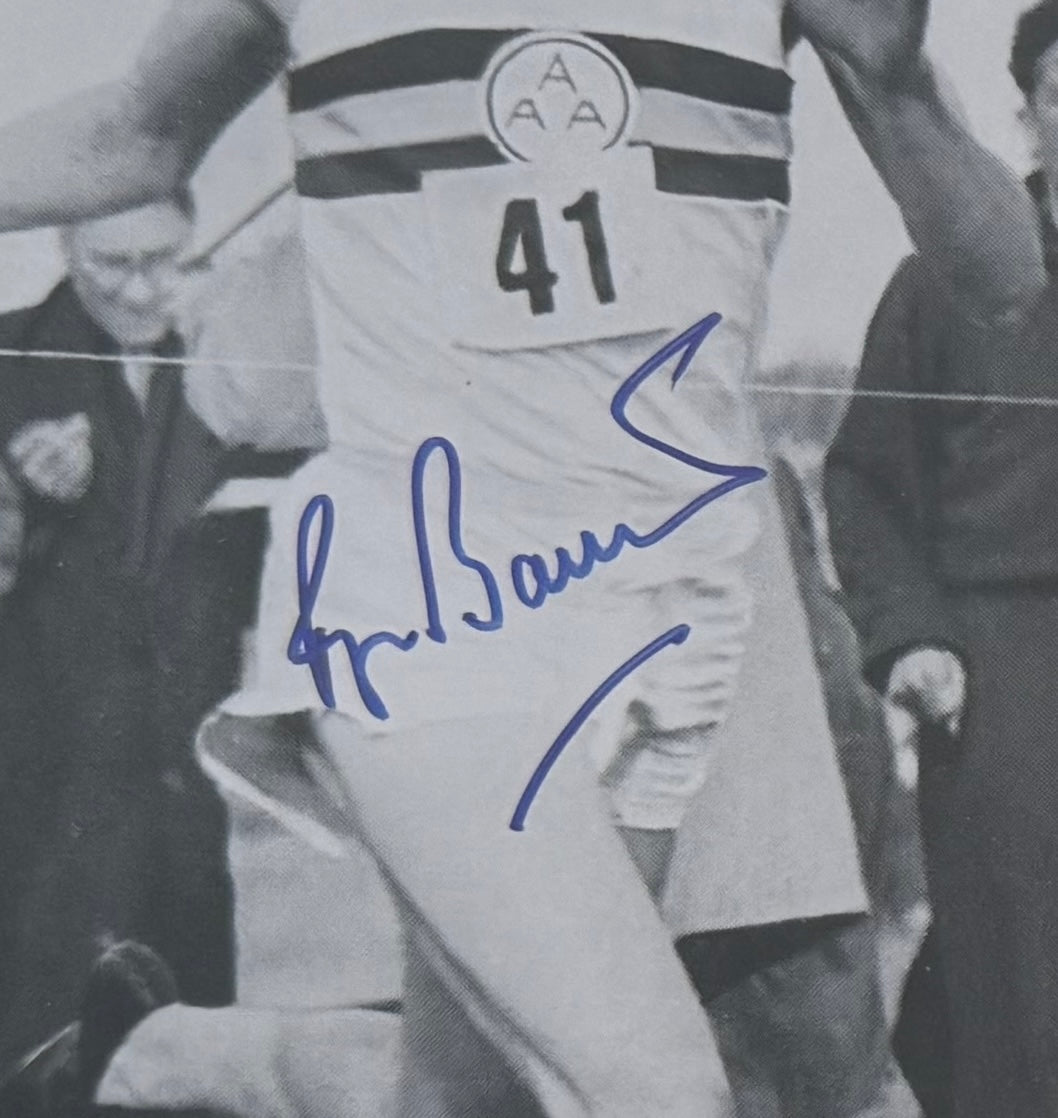 Sir Roger Bannister, Iconic Athlete, Hand Signed Framed Photo Presentation & COA
