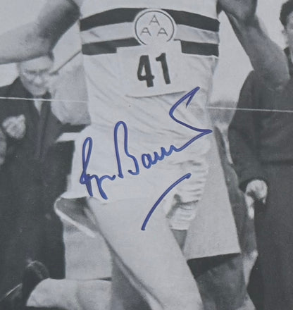 Sir Roger Bannister, Iconic Athlete, Hand Signed Framed Photo Presentation & COA