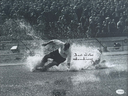 Tom Finney, PNE England Legend, Hand Signed Framed Photo & AFTAL COA