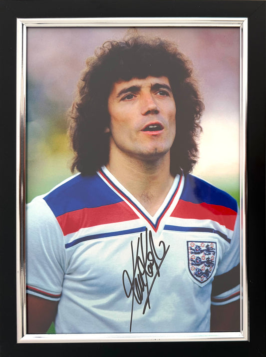 Kevin Keegan, Liverpool, Newcastle Legend, Hand Signed Framed 12' x 8'inch photo With COA