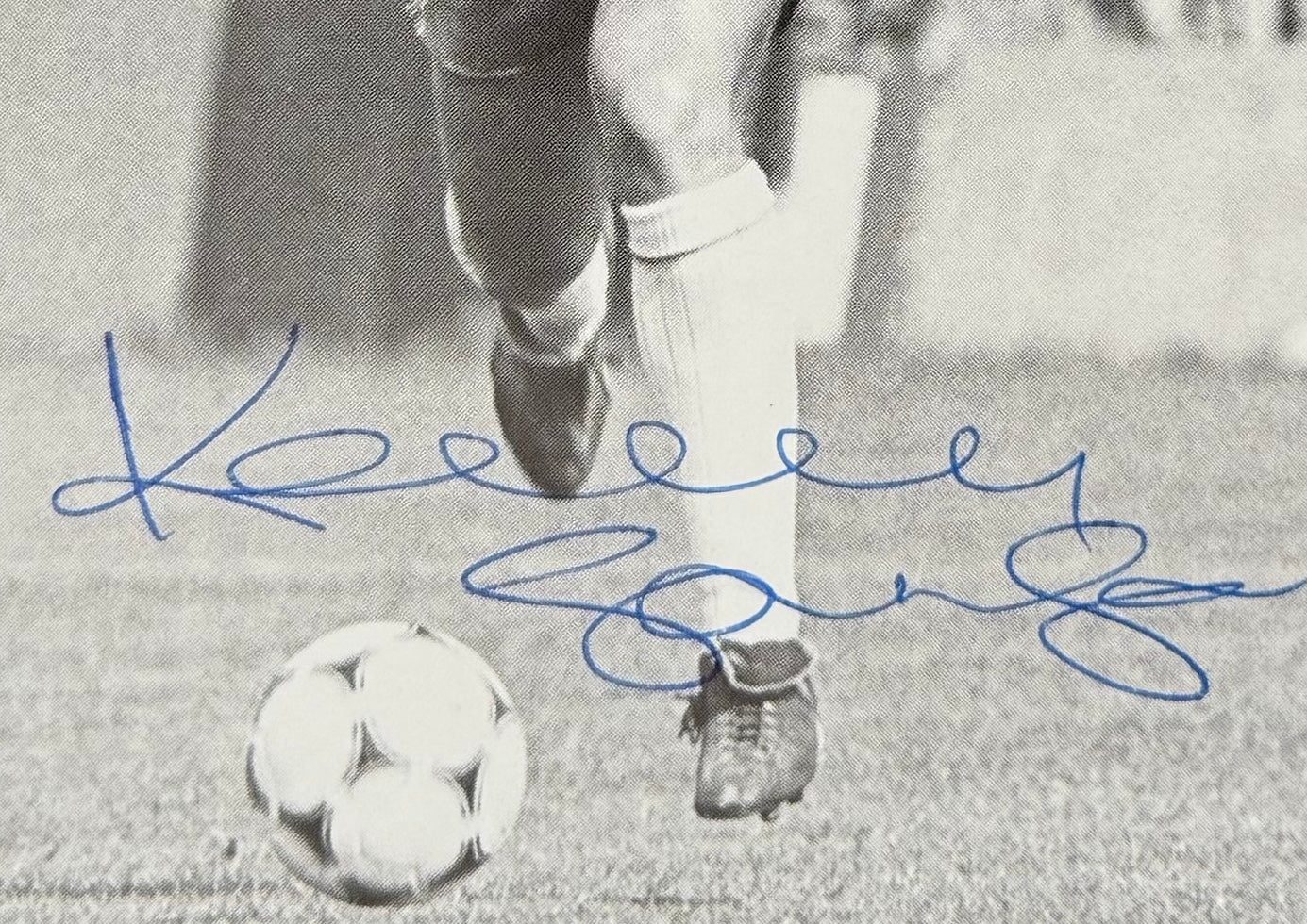 Kenny Sansom, Arsenal Legend, Hand Signed England Photo With COA
