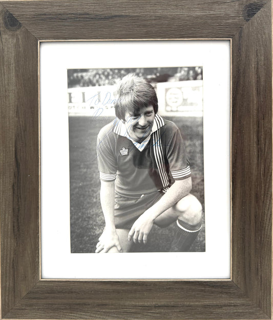 Gordon Strachan, Manchester United, Leeds United, Scotland Legend, Hand Signed Photo With AFTAL COA
