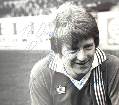 Gordon Strachan, Manchester United, Leeds United, Scotland Legend, Hand Signed Photo With AFTAL COA