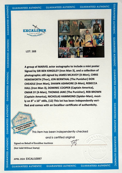 Shawn Ashmore, Marvel 'X-Men 'Iceman'' Actor, Hand Signed Photo & COA