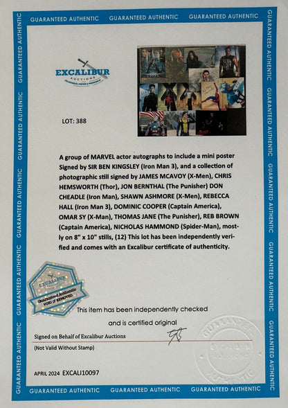 Omar Sy, Marvel 'X-Men 'Bishop' Actor, Hand Signed Photo & COA