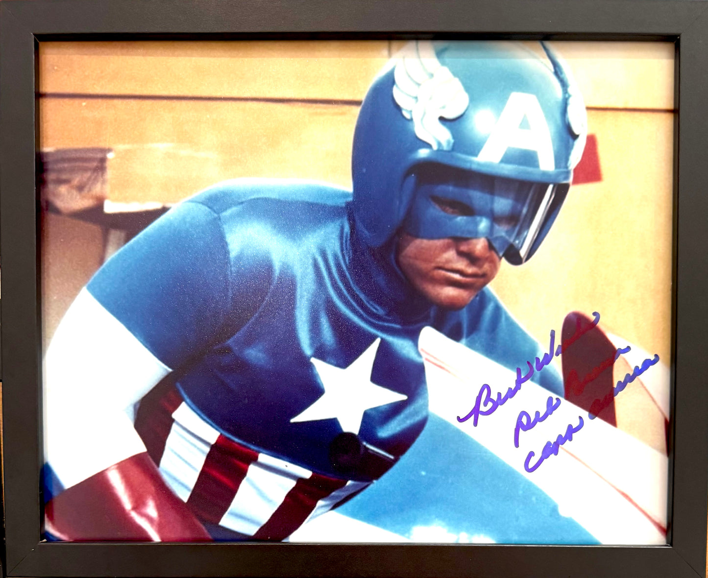 Reb Brown, Marvel 'Captain America' Actor, Hand Signed Photo & COA
