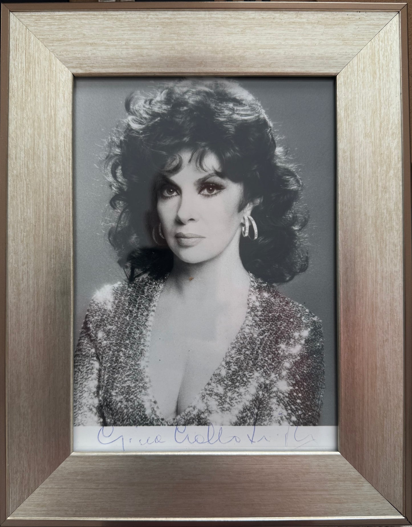 Gina Lollobrigida Hand Signed Original Film Photo With COA