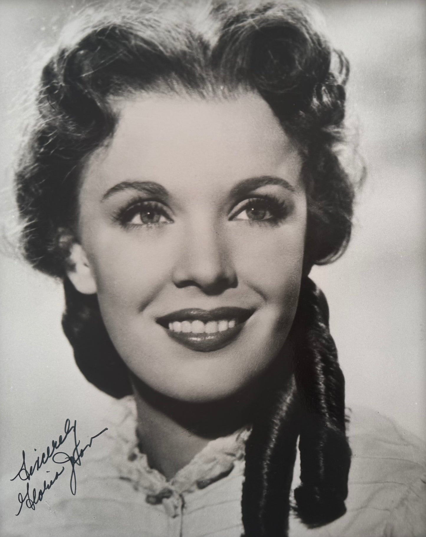 Gloria Jean Hand Signed Original Film Photo With COA