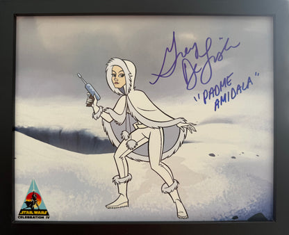 Grey DeLisle, Star Wars 'Padme Amidala', The Clone Wars Hand Signed Framed Photo & COA