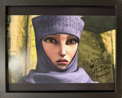 Catherine Taber, Star Wars 'Padme Amidala', The Clone Wars Hand Signed Framed Photo & COA