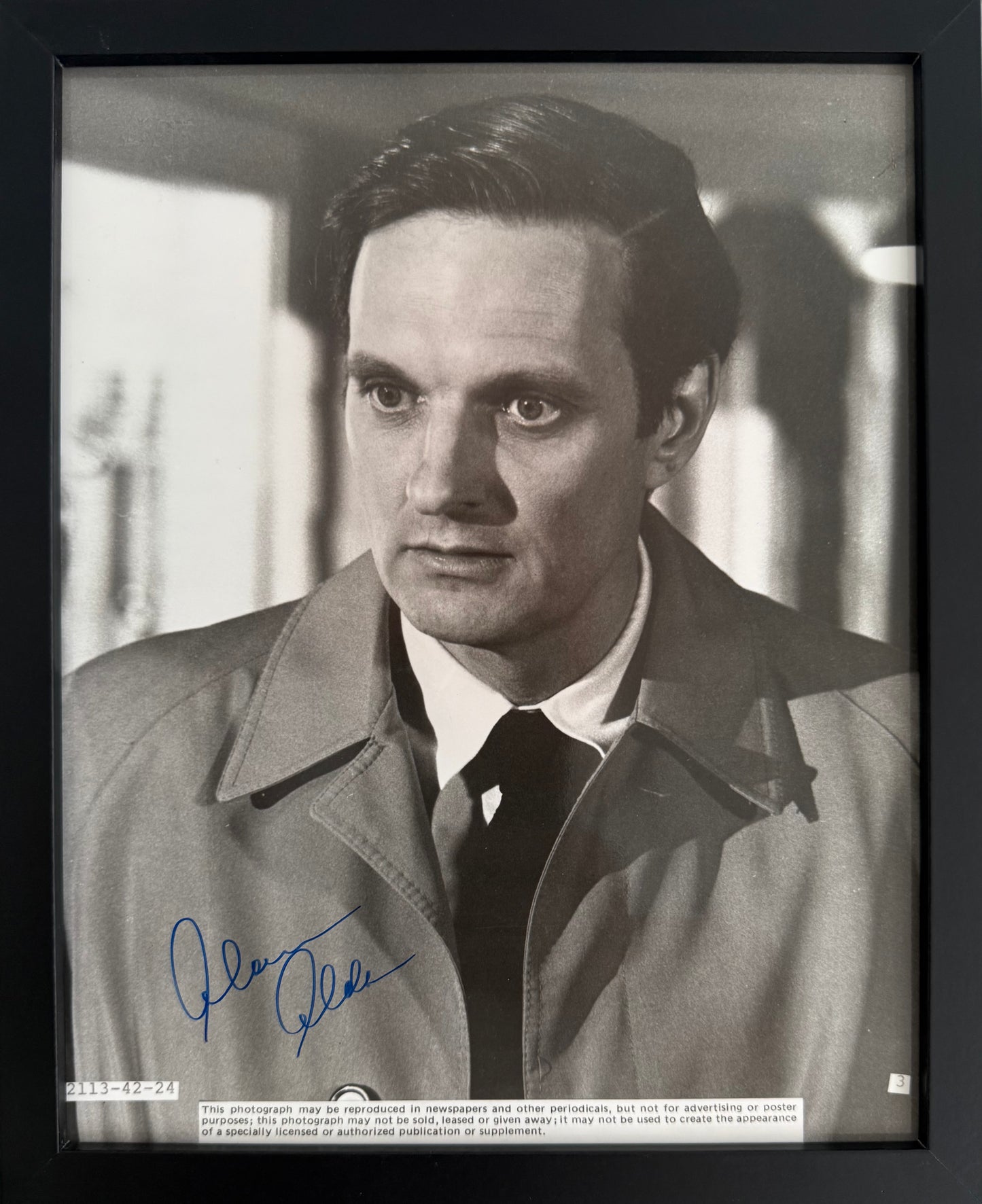 Alan Alda Hand Signed Publicity Photo (Framed 25cm x 20cm) With COA