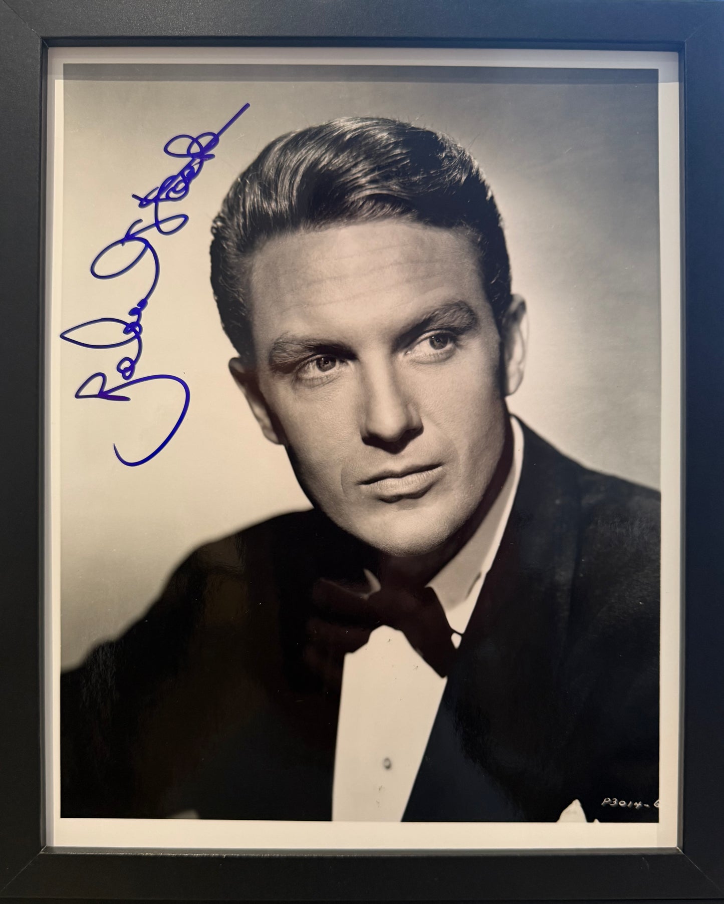 Robert Stack Hand Signed Publicity Photo (Framed 25cm x 20cm) With COA