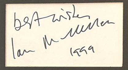 Ian McKellen, X-Men Hand Signed Framed Mounted Card & Original Publicity Photo & COA