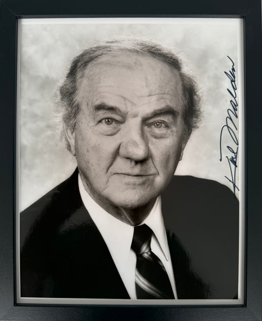 Karl Malden, Oscar Winning Actor, Hand Signed Framed, Mounted Original Publicity Photo & COA
